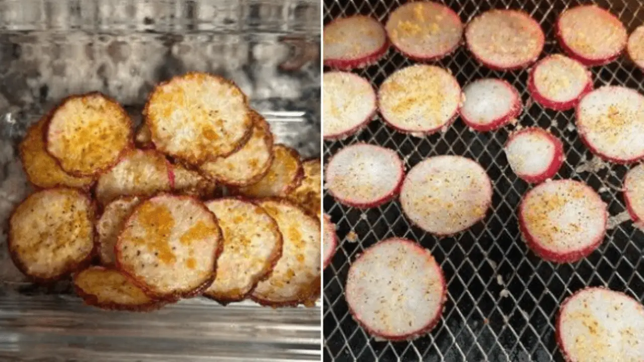 Crispy Air-Fried Radish Chips Recipe